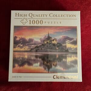 NIB Clementoni Mont Saint Michel France Jigsaw Puzzle - 1000 Pieces